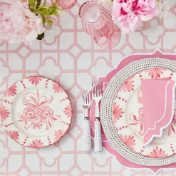 Mrs. Alice Seville Pink Gardênia Starter Plate< Starter Plates