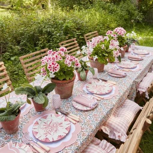 Mrs. Alice Seville Pink Gardênia Starter Plate< Starter Plates