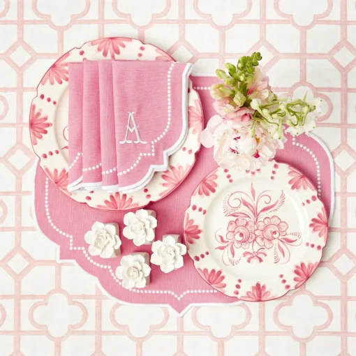 Mrs. Alice Seville Pink Gardênia Starter Plate< Starter Plates
