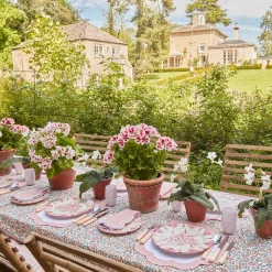 Mrs. Alice Seville Pink Gardênia Starter Plate (set of 4)< Starter Plates | Crockery Sets