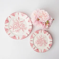 Mrs. Alice Seville Pink Gardênia Starter Plate< Starter Plates