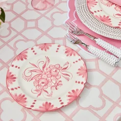 Mrs. Alice Seville Pink Gardênia Starter Plate (set of 4)< Starter Plates | Crockery Sets