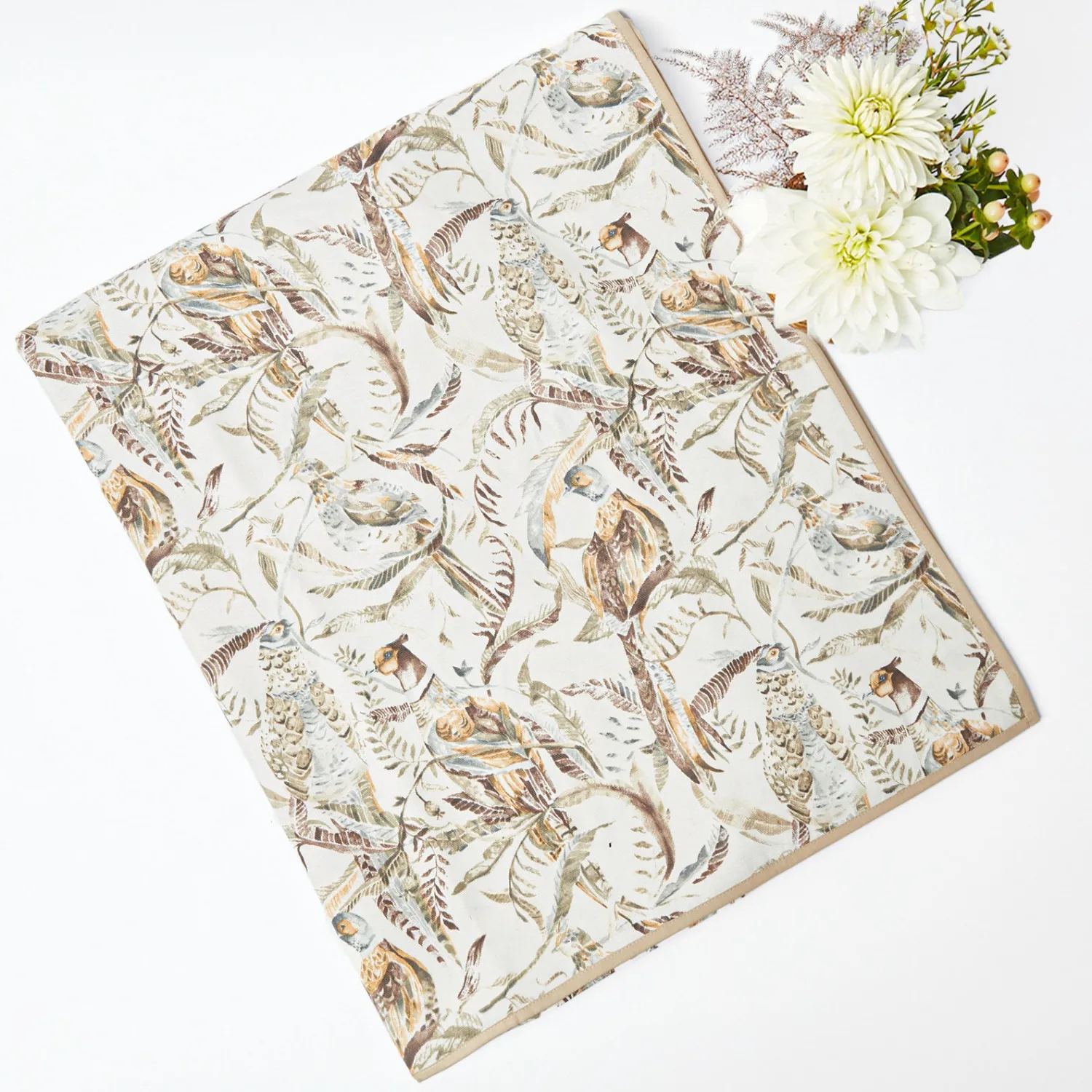 Mrs. Alice Shaded Pheasant Tablecloth< Tablecloths