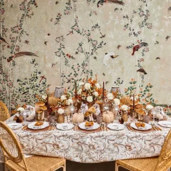 Mrs. Alice Shaded Pheasant Tablecloth< Tablecloths