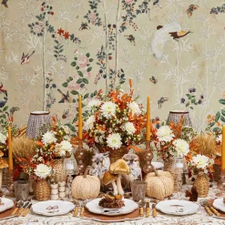 Mrs. Alice Shaded Pheasant Tablecloth< Tablecloths