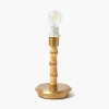 Mrs. Alice Short Bamboo Rechargeable Lamp< Rechargeable Table Lamps | Summer Lighting