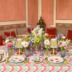 Mrs. Alice Short Bamboo Rechargeable Lamp< Rechargeable Table Lamps | Summer Lighting