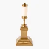 Mrs. Alice Short Corinthian Square Rechargeable Lamp< Rechargeable Table Lamps | Lamp Stands