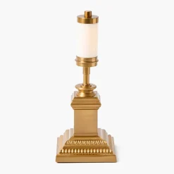 Mrs. Alice Short Corinthian Square Rechargeable Lamp< Rechargeable Table Lamps | Lamp Stands