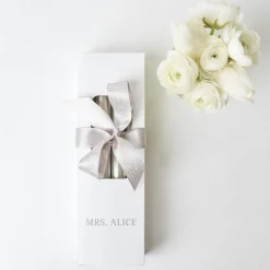 Mrs. Alice Silver Candles (Set of 8)< Candles