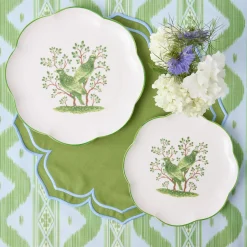 Mrs. Alice Singing Bird Dinner & Starter Plates (Set of 8)< Summer Crockery | Crockery Sets