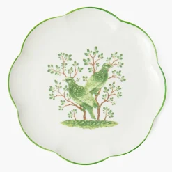 Mrs. Alice Singing Bird Dinner Plates (Set of 4)< Summer Crockery | Dinner Plates