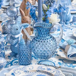 Mrs. Alice Small Blue Hobnail Jug< Jugs | For The Millenial