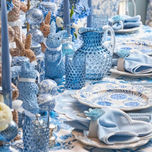 Mrs. Alice Small Blue Hobnail Jug< Jugs | For The Millenial