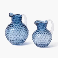 Mrs. Alice Small Blue Hobnail Jug< Jugs | For The Millenial