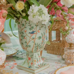Mrs. Alice Small Chinoiserie Tole Urn Vase< Vases | Vases & Planters