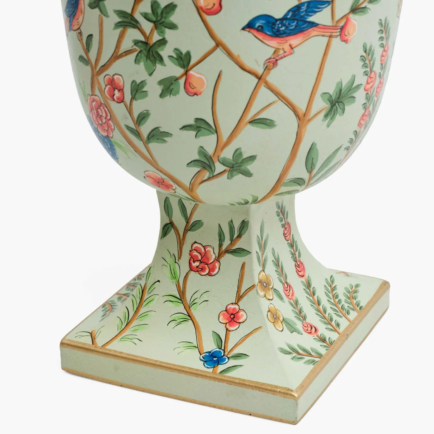 Mrs. Alice Small Chinoiserie Tole Urn Vase< Vases | Vases & Planters