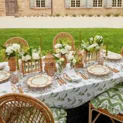 Mrs. Alice Small Eden Green Candle Holders (Pair)< Summer Glassware | Summer Candleware