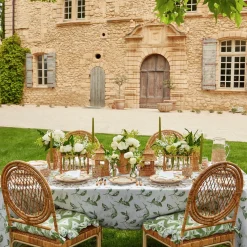 Mrs. Alice Small Eden Green Candle Holders (Pair)< Summer Glassware | Summer Candleware