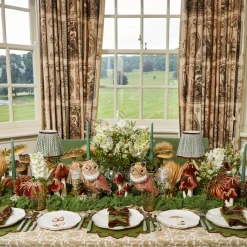 Mrs. Alice Small Eden Green Candle Holders (Pair)< Summer Glassware | Summer Candleware