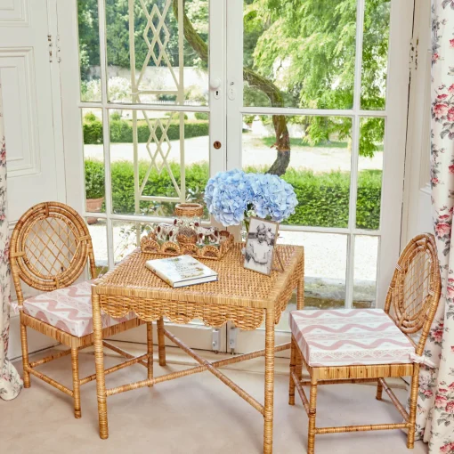 Mrs. Alice Small Elena Rattan Tray< Trays | Trays