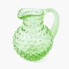 Mrs. Alice Small Emerald Hobnail Jug< Jugs | Gorgeous Green