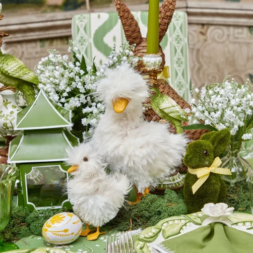 Mrs. Alice Small Fluffy Goslings (Pair)< Spring Decorations