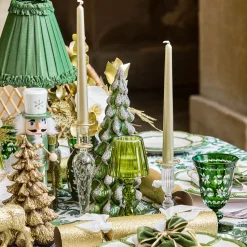 Mrs. Alice Small Gold Glitter Christmas Tree (Pair)< Christmas Decorations