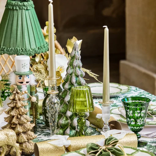Mrs. Alice Small Gold Glitter Christmas Tree (Pair)< Christmas Decorations
