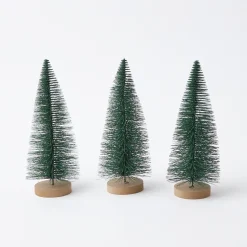 Mrs. Alice Small Green Christmas Trees (Set of 3)< Christmas Decorations