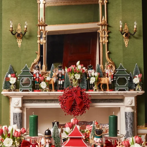 Mrs. Alice Small Green Christmas Trees (Set of 3)< Christmas Decorations