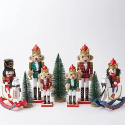 Mrs. Alice Small Green Christmas Trees (Set of 3)< Christmas Decorations