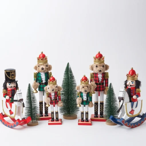 Mrs. Alice Small Green Christmas Trees (Set of 3)< Christmas Decorations