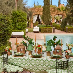 Mrs. Alice Small Green Parrot Candle Holders (Pair)< Summer Candleware | Candle Holders