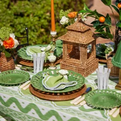 Mrs. Alice Small Green Parrot Candle Holders (Pair)< Summer Candleware | Candle Holders