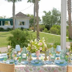 Mrs. Alice Small Green Parrot Candle Holders (Pair)< Summer Candleware | Candle Holders