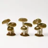 Mrs. Alice Small Green Velvet Mushrooms (Set of 3)< Year-round Decorations | Autumn Decorations