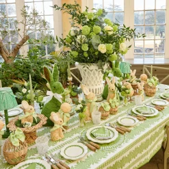 Mrs. Alice Small Luciana Bow Rattan Scalloped Bowl< Spring Decorations