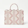 Mrs. Alice Small Tote Bag (Pink Ikat)< Mrs. Alice Tote Bags | For Her