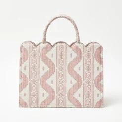 Mrs. Alice Small Tote Bag (Pink Ikat)< Mrs. Alice Tote Bags | For Her
