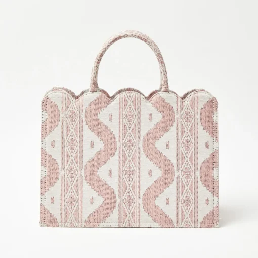 Mrs. Alice Small Tote Bag (Pink Ikat)< Mrs. Alice Tote Bags | For Her