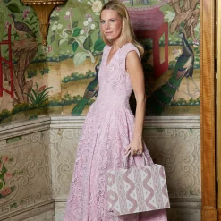 Mrs. Alice Small Tote Bag (Pink Ikat)< Mrs. Alice Tote Bags | For Her