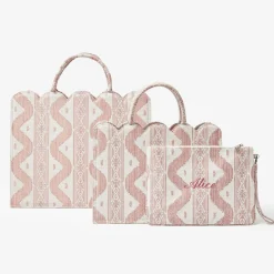 Mrs. Alice Small Tote Bag (Pink Ikat)< Mrs. Alice Tote Bags | For Her
