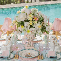 Mrs. Alice Small Pink Chinoiserie Tole Urn Vase< Vases | Vases & Planters