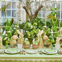 Mrs. Alice Small Raffia Chick (Pair)< Spring Decorations