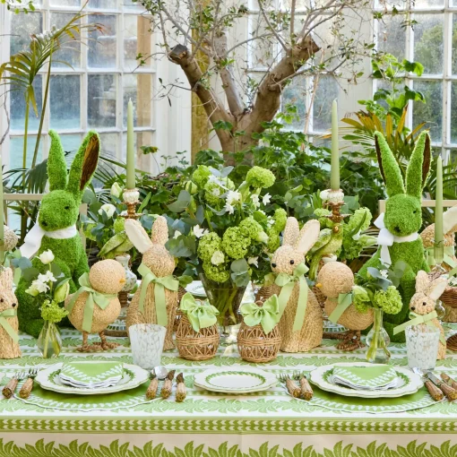 Mrs. Alice Small Raffia Chick (Pair)< Spring Decorations
