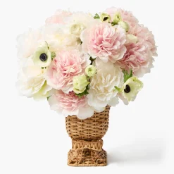 Mrs. Alice Small Rattan Bow Urn Vase< Vases | Vases & Planters