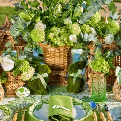 Mrs. Alice Small Rattan Bow Urn Vase< Vases | Vases & Planters