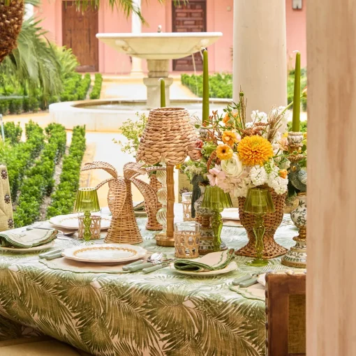 Mrs. Alice Small Rattan Palm Tree (Pair)< Year-round Decorations | Spring Decorations