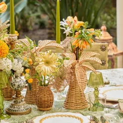 Mrs. Alice Small Rattan Palm Tree (Pair)< Year-round Decorations | Spring Decorations